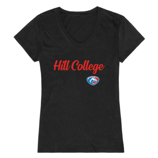 Hill College Rebels Womens Script T-Shirt Tee