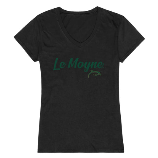 Le Moyne College Dolphins Womens Script T-Shirt Tee