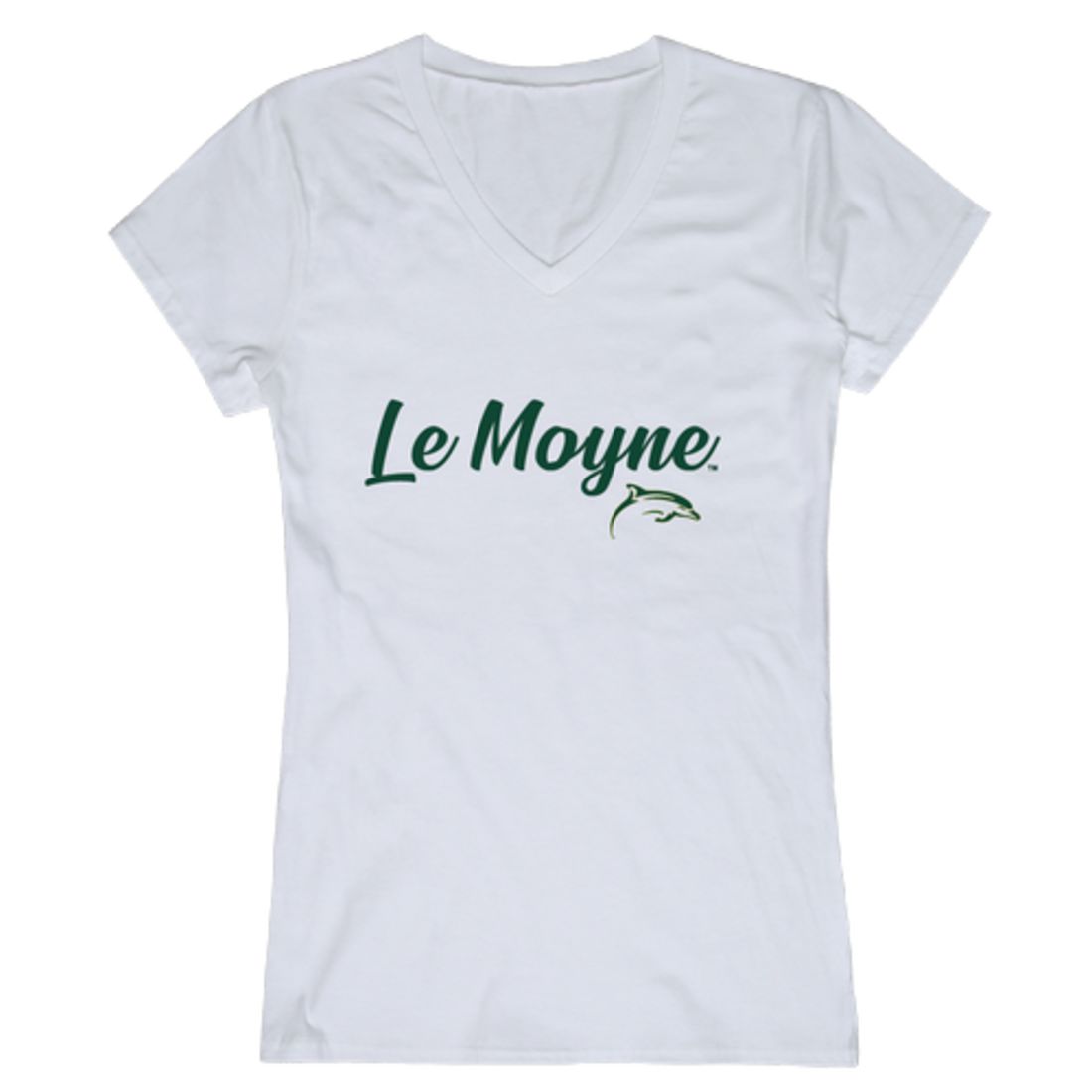 Le Moyne College Dolphins Womens Script T-Shirt Tee