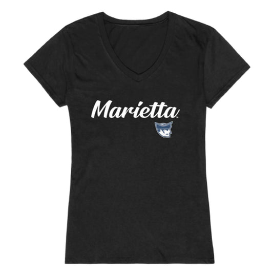 Marietta College Pioneers Womens Script T-Shirt Tee