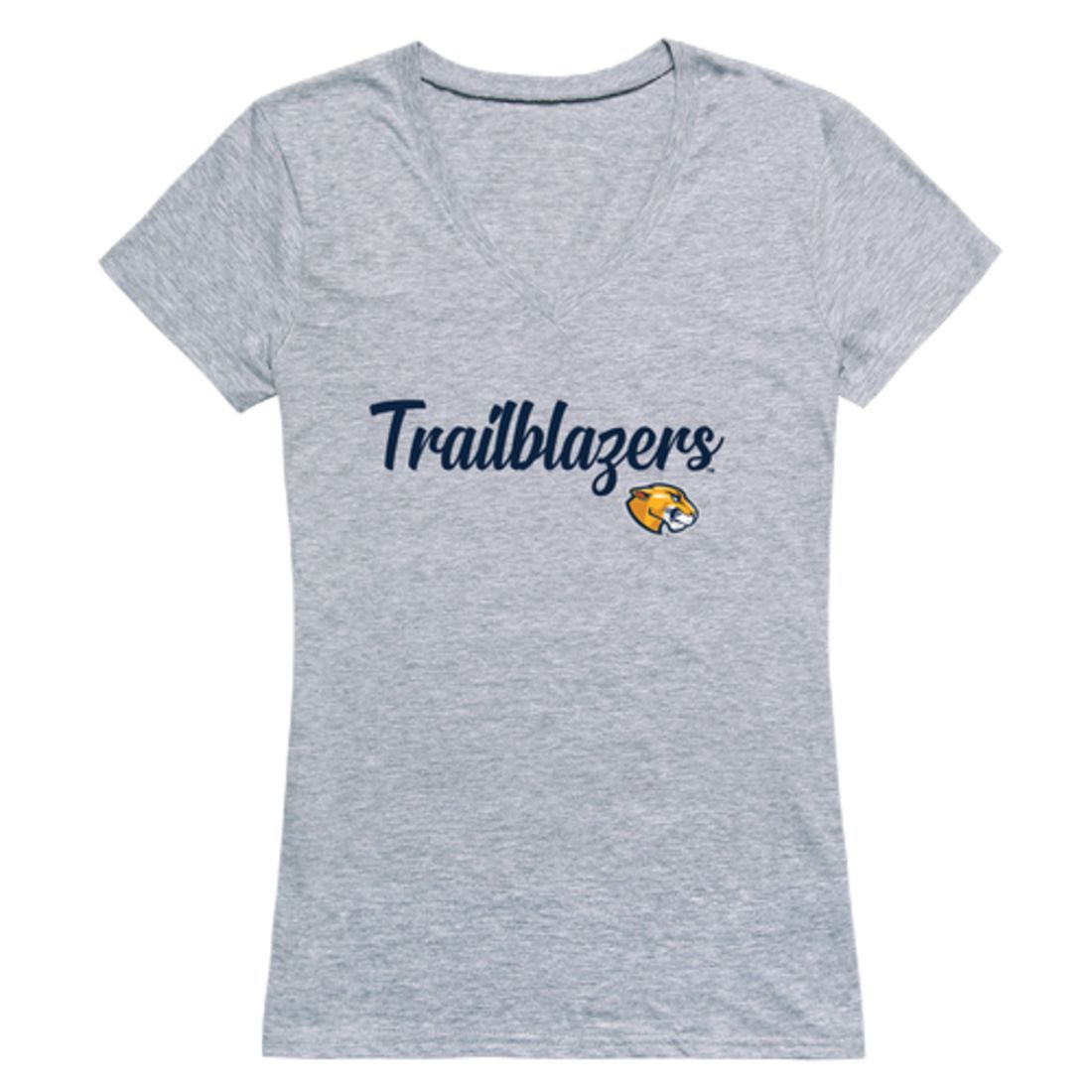 Massachusetts College of Liberal Arts Trailblazers Womens Script T-Shirt Tee