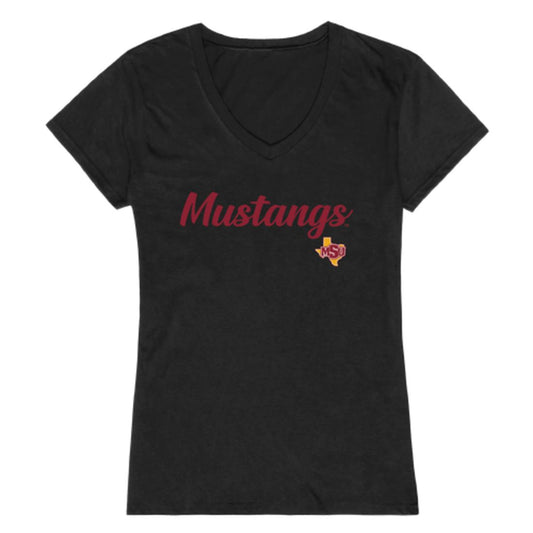 Midwestern State University Mustangs Womens Script T-Shirt Tee