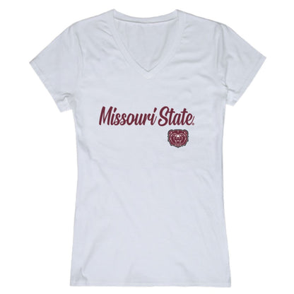 Missouri State University Bears Womens Script T-Shirt Tee