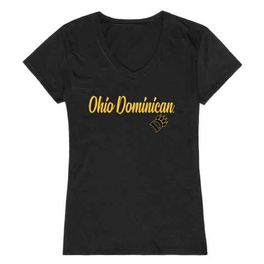 Ohio Dominican University Panthers Womens Script T-Shirt Tee