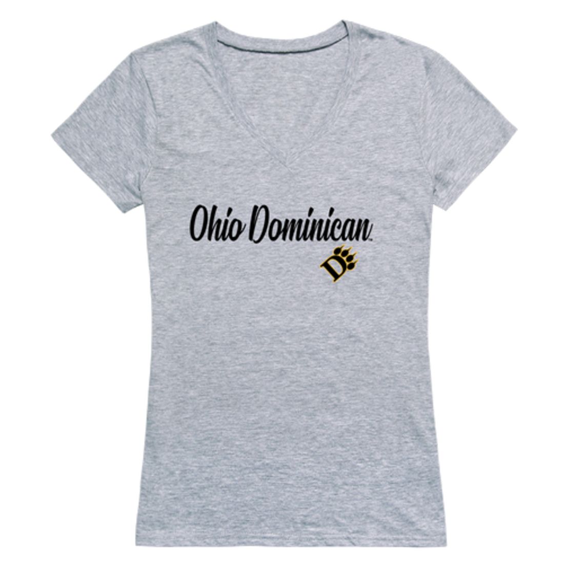 Ohio Dominican University Panthers Womens Script T-Shirt Tee