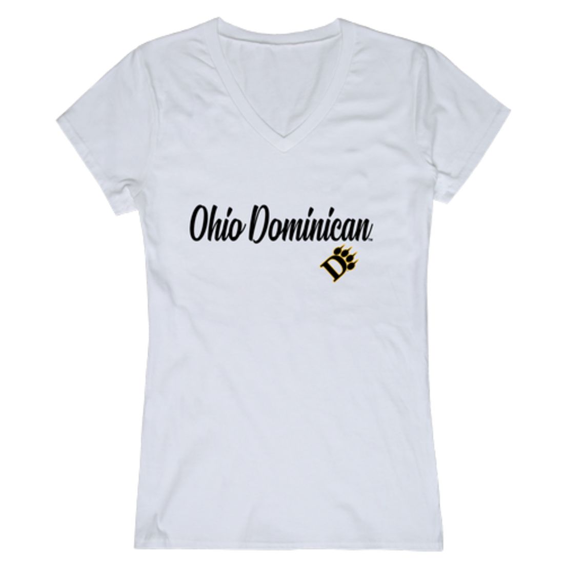 Ohio Dominican University Panthers Womens Script T-Shirt Tee