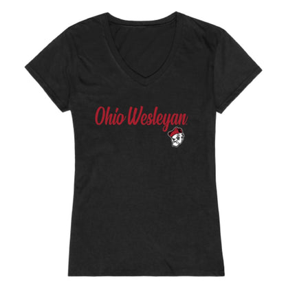 Ohio Wesleyan University Bishops Womens Script T-Shirt Tee