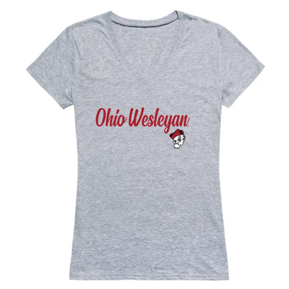 Ohio Wesleyan University Bishops Womens Script T-Shirt Tee