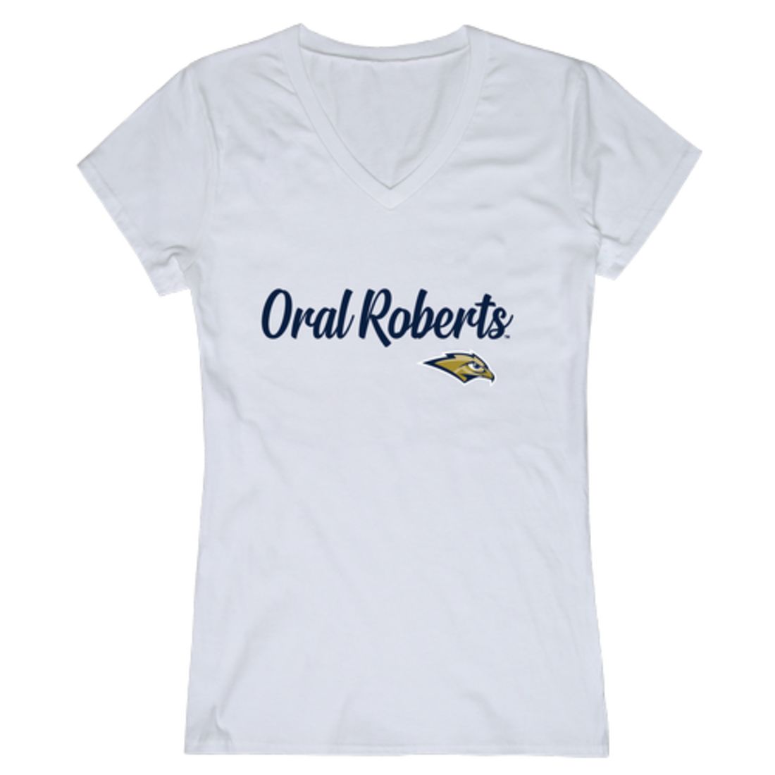 Oral Roberts University Golden Eagles Womens Script T-Shirt Tee