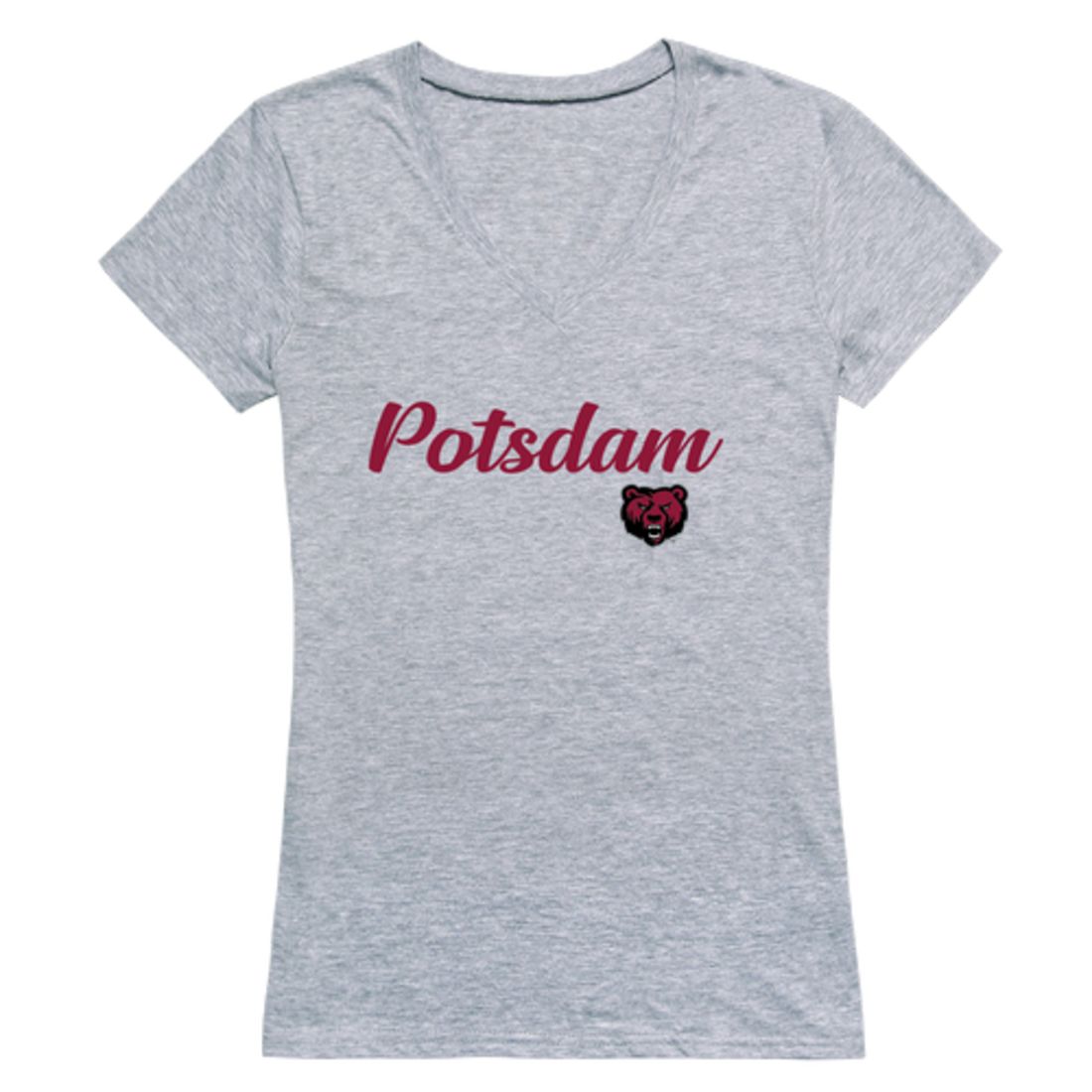 State University of New York at Potsdam Bears Womens Script T-Shirt Tee