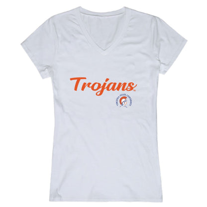 Virginia State University Trojans Womens Script T-Shirt Tee