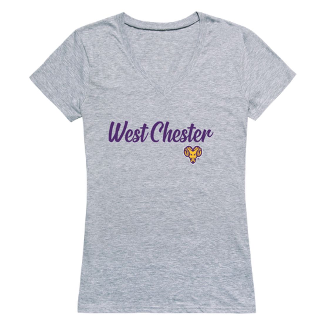 West Chester University Rams Womens Script T-Shirt Tee