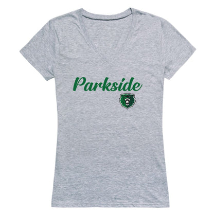 University of Wisconsin-Parkside Rangers Womens Script T-Shirt Tee