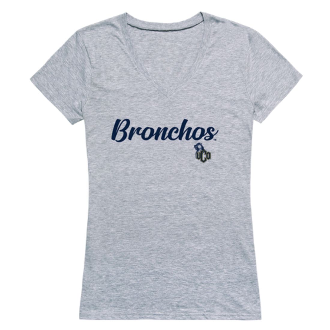 University of Central Oklahoma Bronchos Womens Script T-Shirt Tee