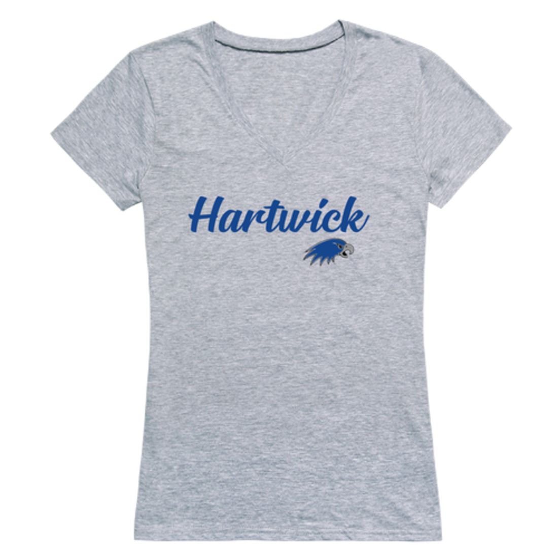 Hartwick College Hawks Womens Script T-Shirt Tee