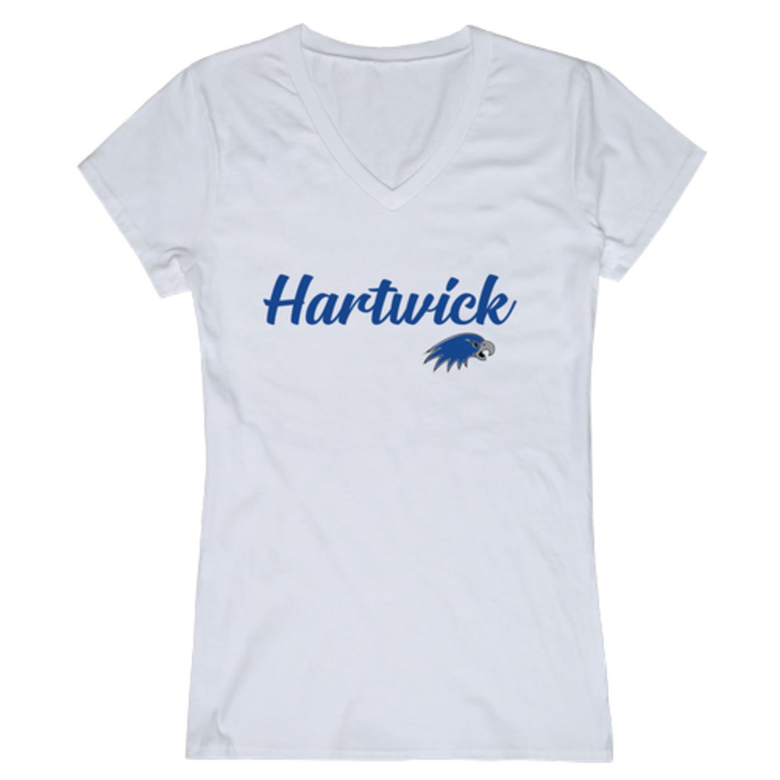 Hartwick College Hawks Womens Script T-Shirt Tee