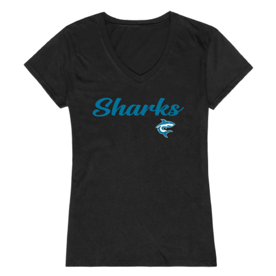 Hawaii Pacific University Sharks Womens Script T-Shirt Tee