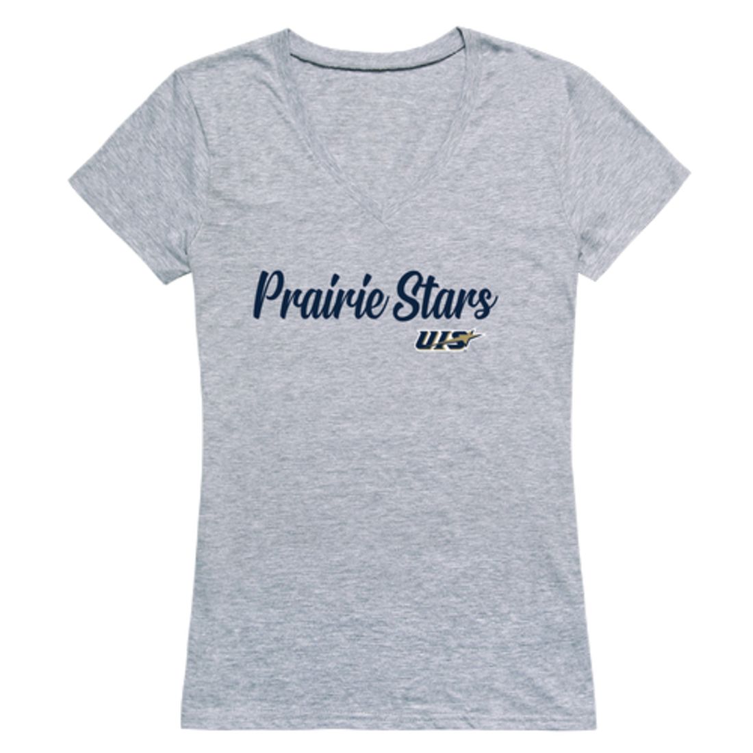 University of Illinois Springfield Prairie Stars Womens Script T-Shirt Tee