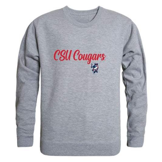 Mouseover Image, Columbus-State-University-Cougars-Script-Fleece-Crewneck-Pullover-Sweatshirt