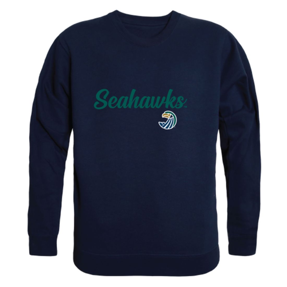 Salve-Regina-University-Seahawks-Script-Fleece-Crewneck-Pullover-Sweatshirt