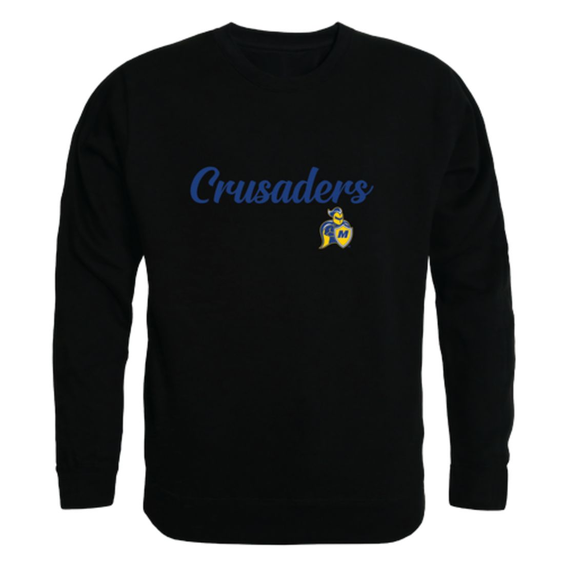 Madonna-University-Crusaders-Script-Fleece-Crewneck-Pullover-Sweatshirt