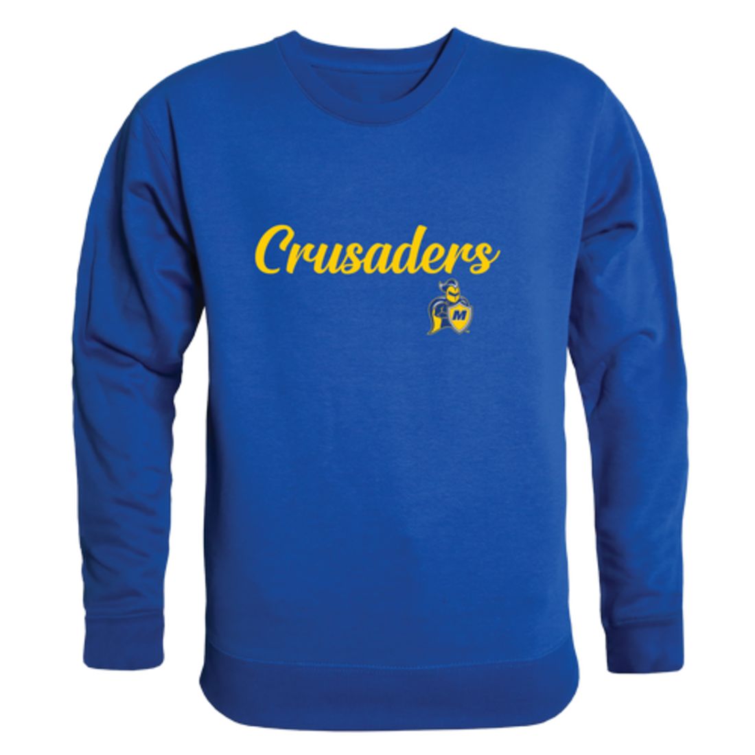 Madonna-University-Crusaders-Script-Fleece-Crewneck-Pullover-Sweatshirt