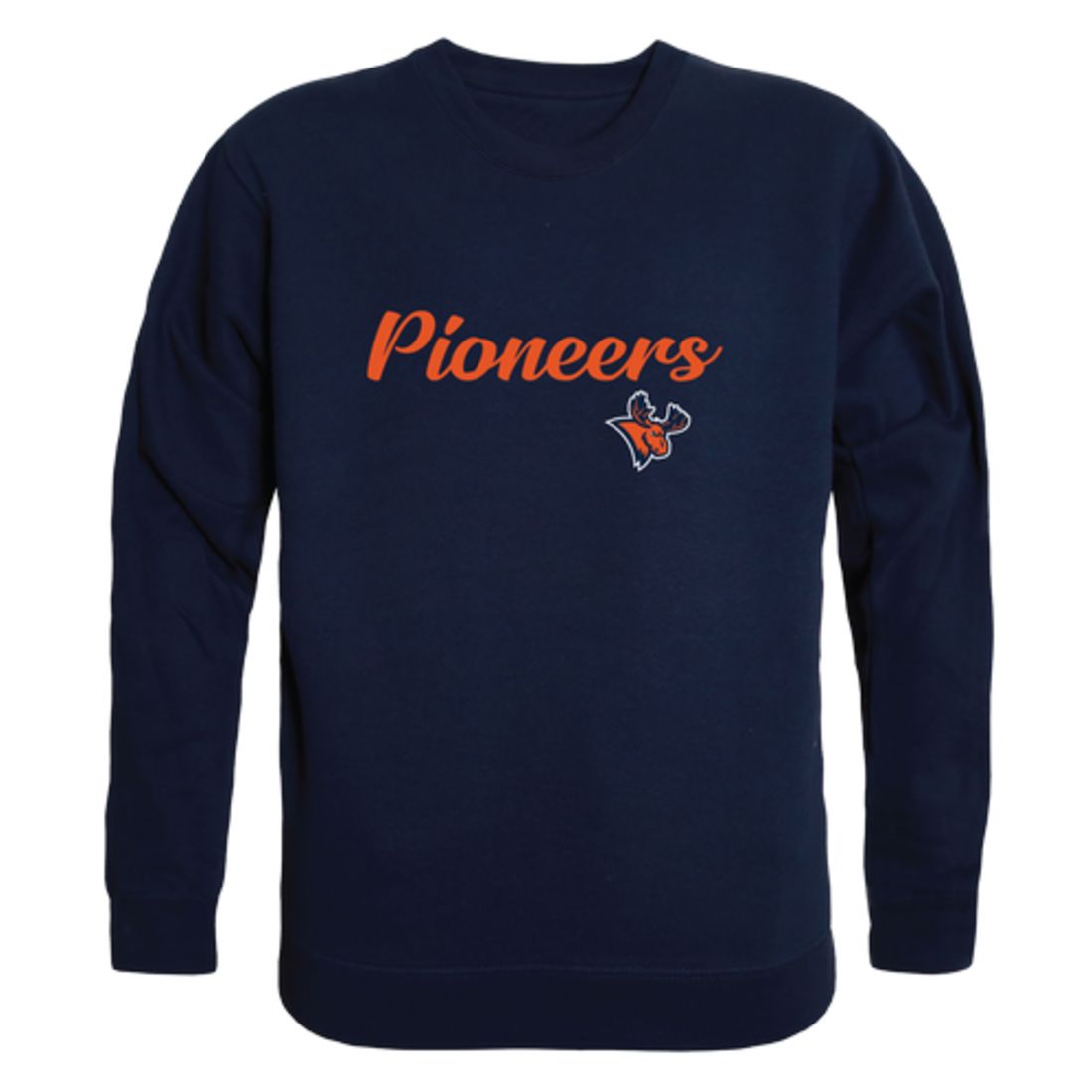 Utica-College-Pioneers-Script-Fleece-Crewneck-Pullover-Sweatshirt