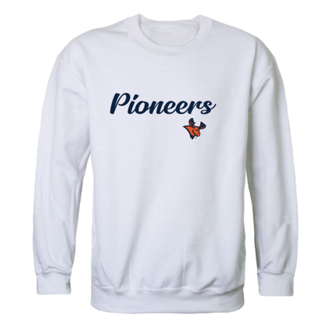 Utica-College-Pioneers-Script-Fleece-Crewneck-Pullover-Sweatshirt