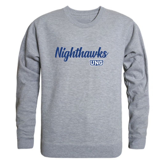University-of-North-Georgia-Nighthawks-Script-Fleece-Crewneck-Pullover-Sweatshirt