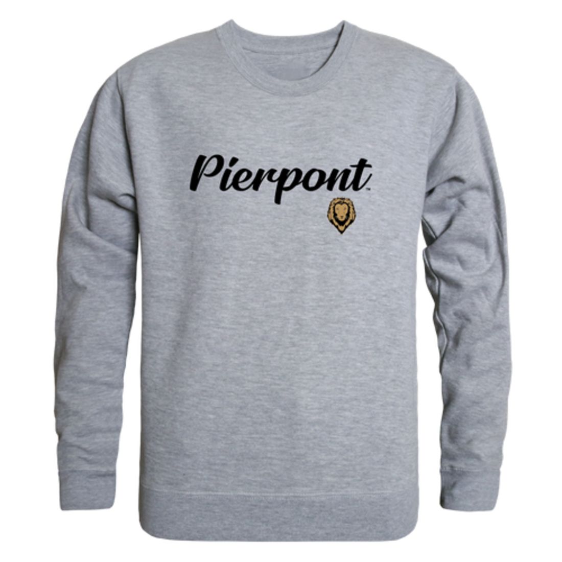 Pierpont-Community-&-Technical-College-Lions-Script-Fleece-Crewneck-Pullover-Sweatshirt