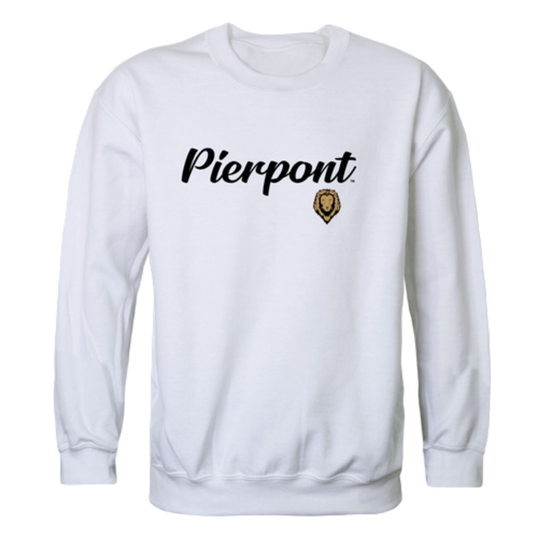 Pierpont-Community-&-Technical-College-Lions-Script-Fleece-Crewneck-Pullover-Sweatshirt