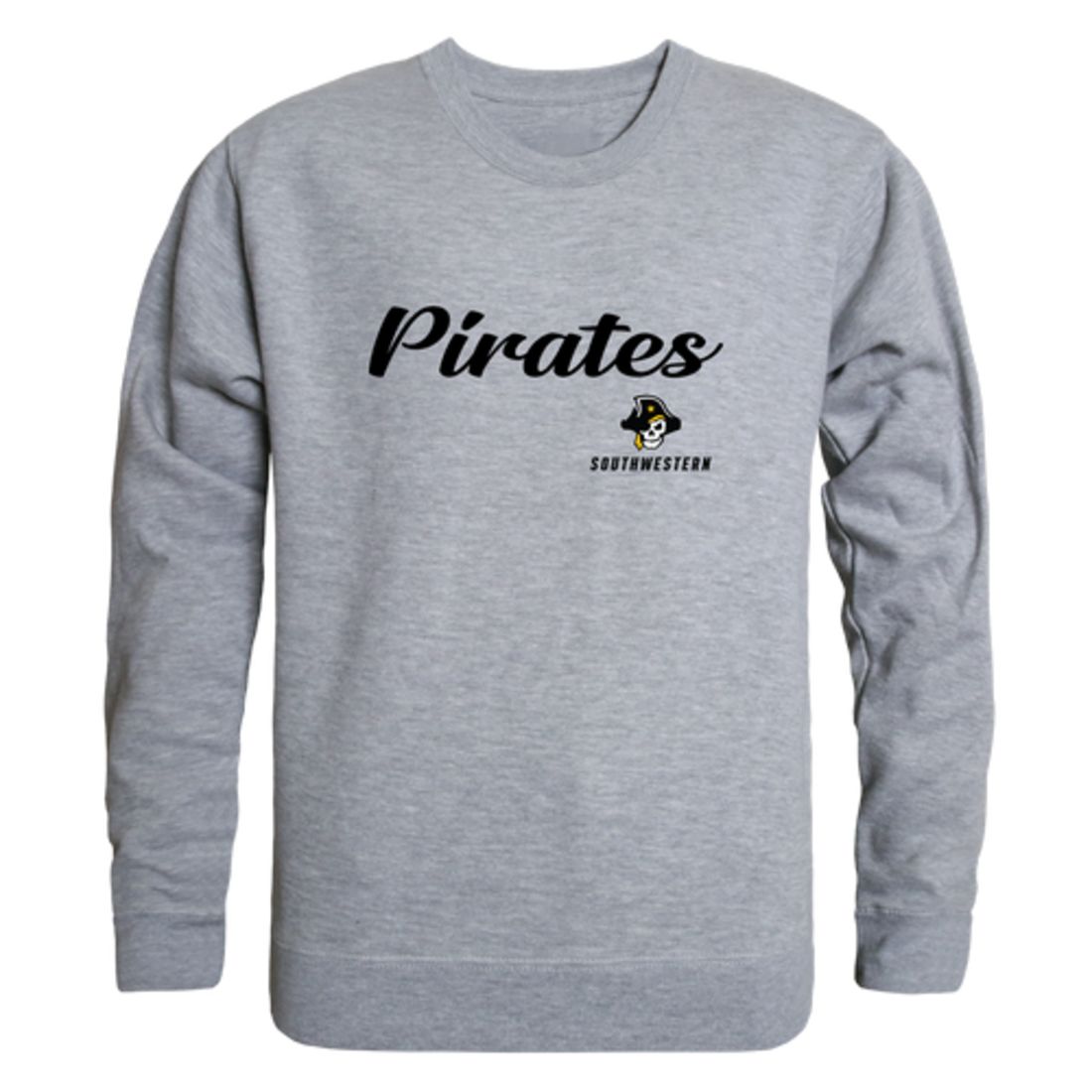 Southwestern-University-Pirates-Script-Fleece-Crewneck-Pullover-Sweatshirt