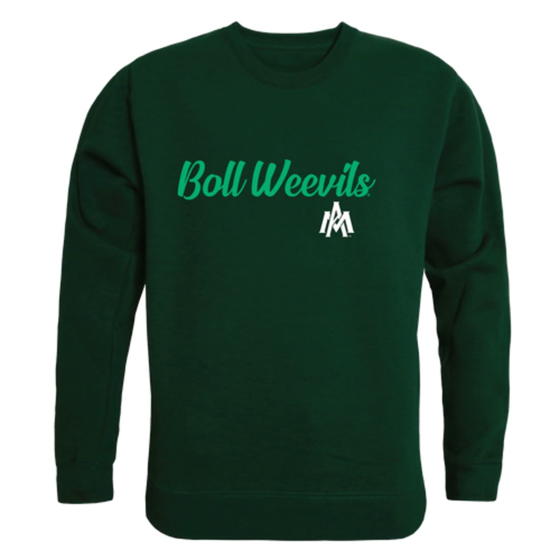 University-of-Arkansas-at-Monticello-Boll-Weevils-&-Cotton-Blossoms-Script-Fleece-Crewneck-Pullover-Sweatshirt