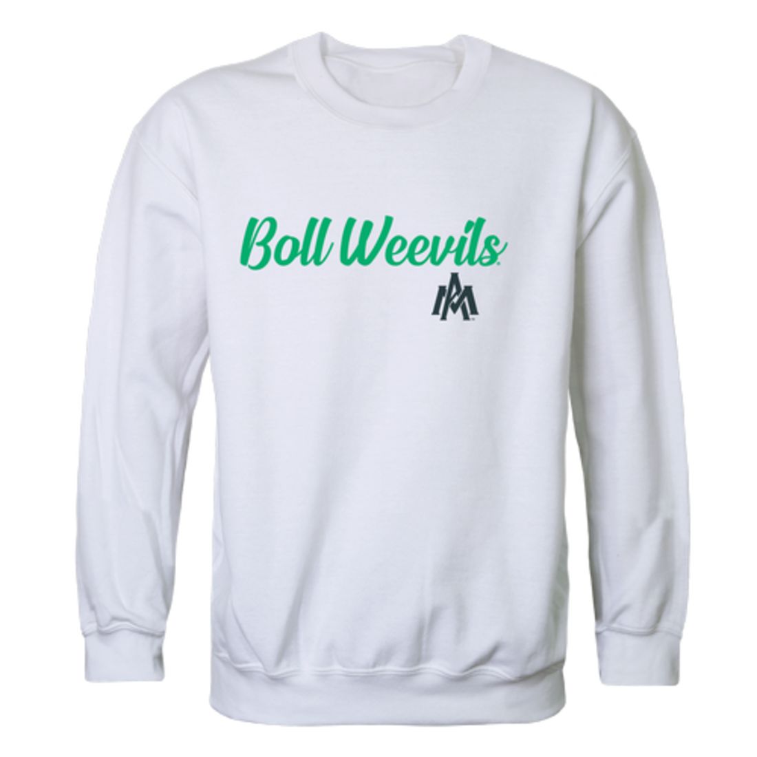 University-of-Arkansas-at-Monticello-Boll-Weevils-&-Cotton-Blossoms-Script-Fleece-Crewneck-Pullover-Sweatshirt