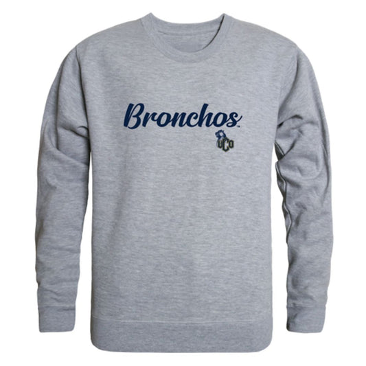 University-of-Central-Oklahoma-Bronchos-Script-Fleece-Crewneck-Pullover-Sweatshirt