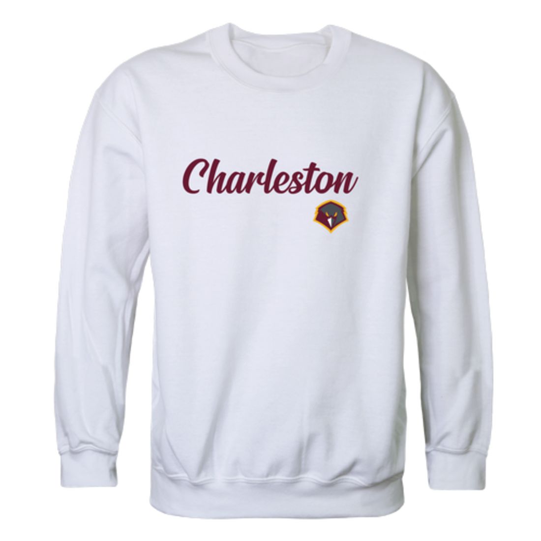 University-of-Charleston-Golden-Eagles-Script-Fleece-Crewneck-Pullover-Sweatshirt