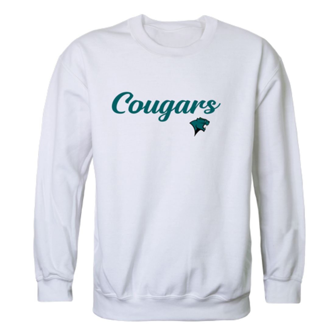 Chicago-State-University-Cougars-Script-Fleece-Crewneck-Pullover-Sweatshirt