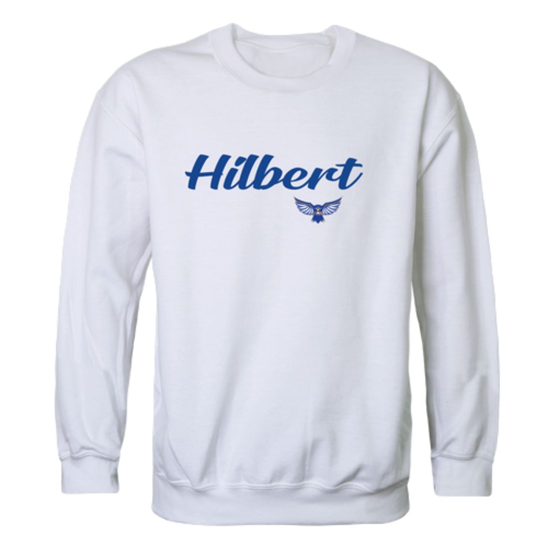 Hilbert-College-Hawks-Script-Fleece-Crewneck-Pullover-Sweatshirt