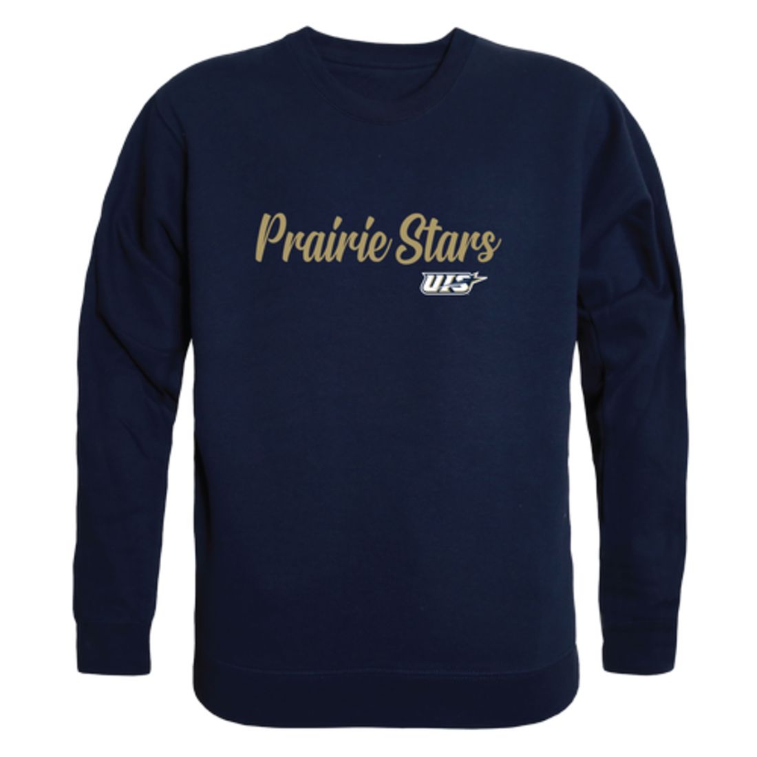 University-of-Illinois-Springfield-Prairie-Stars-Script-Fleece-Crewneck-Pullover-Sweatshirt