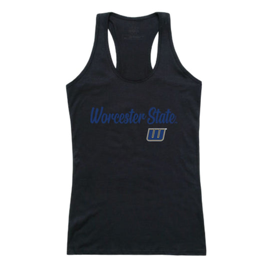 Worcester State University Lancers Womens Script Tank Top