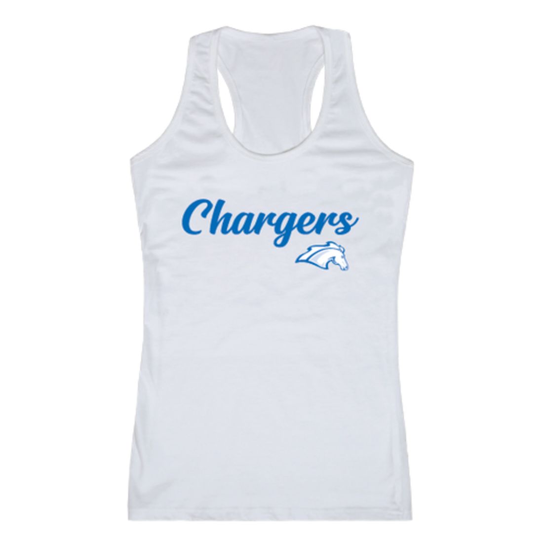 The University of Alabama in Huntsville Chargers Womens Script Tank Top