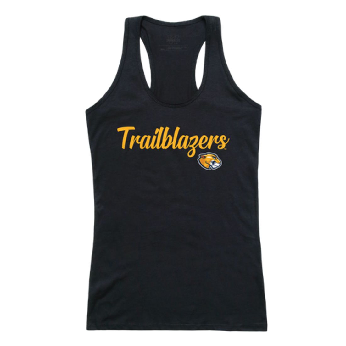 Massachusetts College of Liberal Arts Trailblazers Womens Script Tank Top