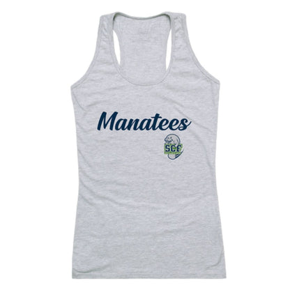 State College of Florida Manatees Womens Script Tank Top