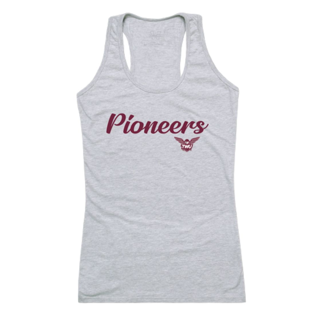 Texas Womans University Pioneers Womens Script Tank Top