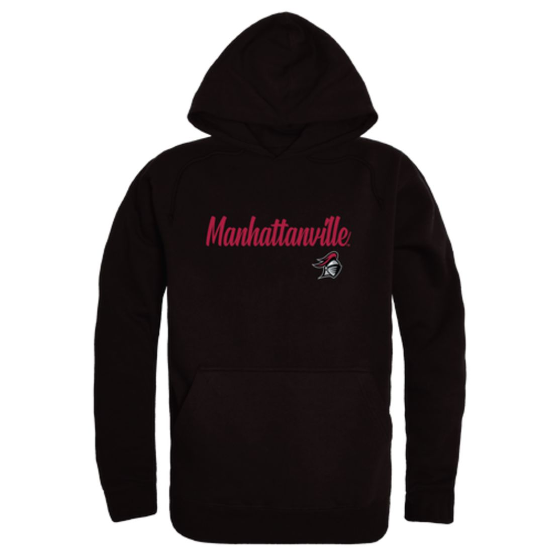 Manhattanville-College-Valiants-Script-Fleece-Hoodie-Sweatshirts