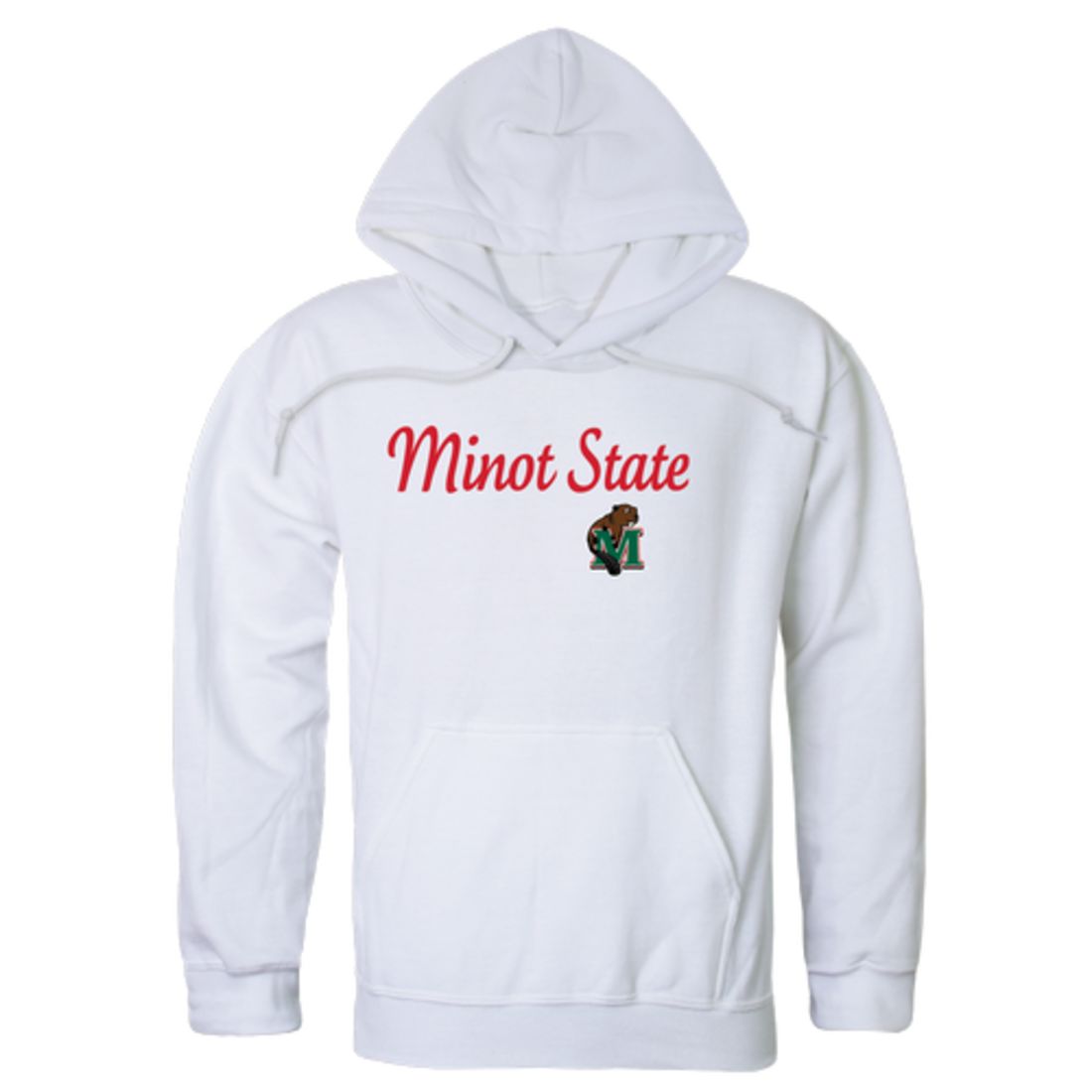 Minot-State-University-Beavers-Script-Fleece-Hoodie-Sweatshirts