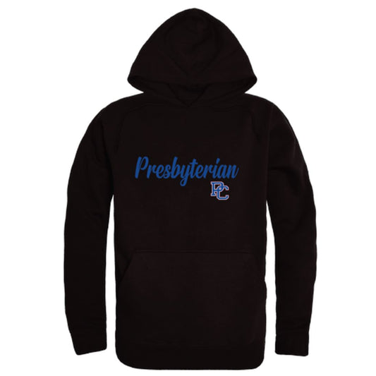 Presbyterian-College-Blue-Hose-Script-Fleece-Hoodie-Sweatshirts