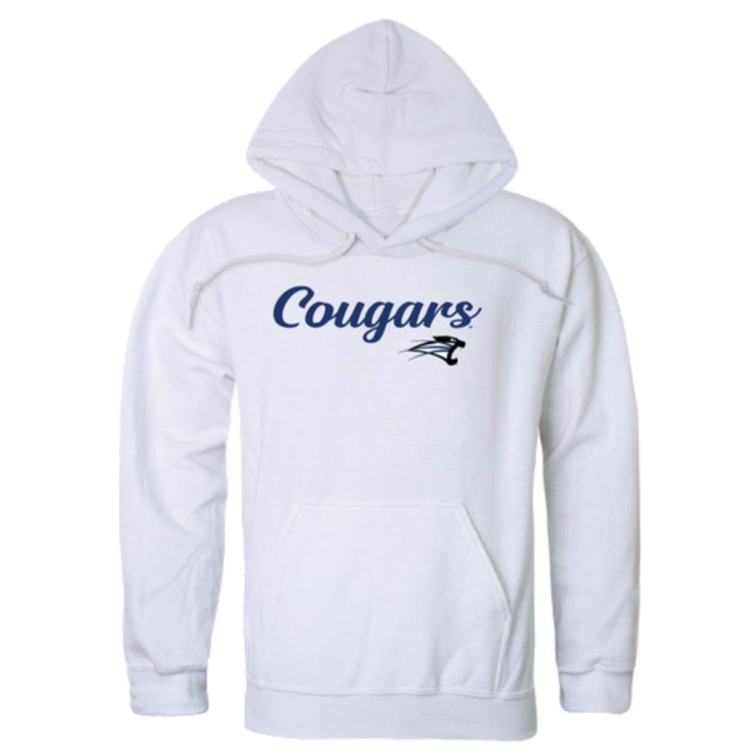 University-of-Saint-Francis-Cougars-Script-Fleece-Hoodie-Sweatshirts