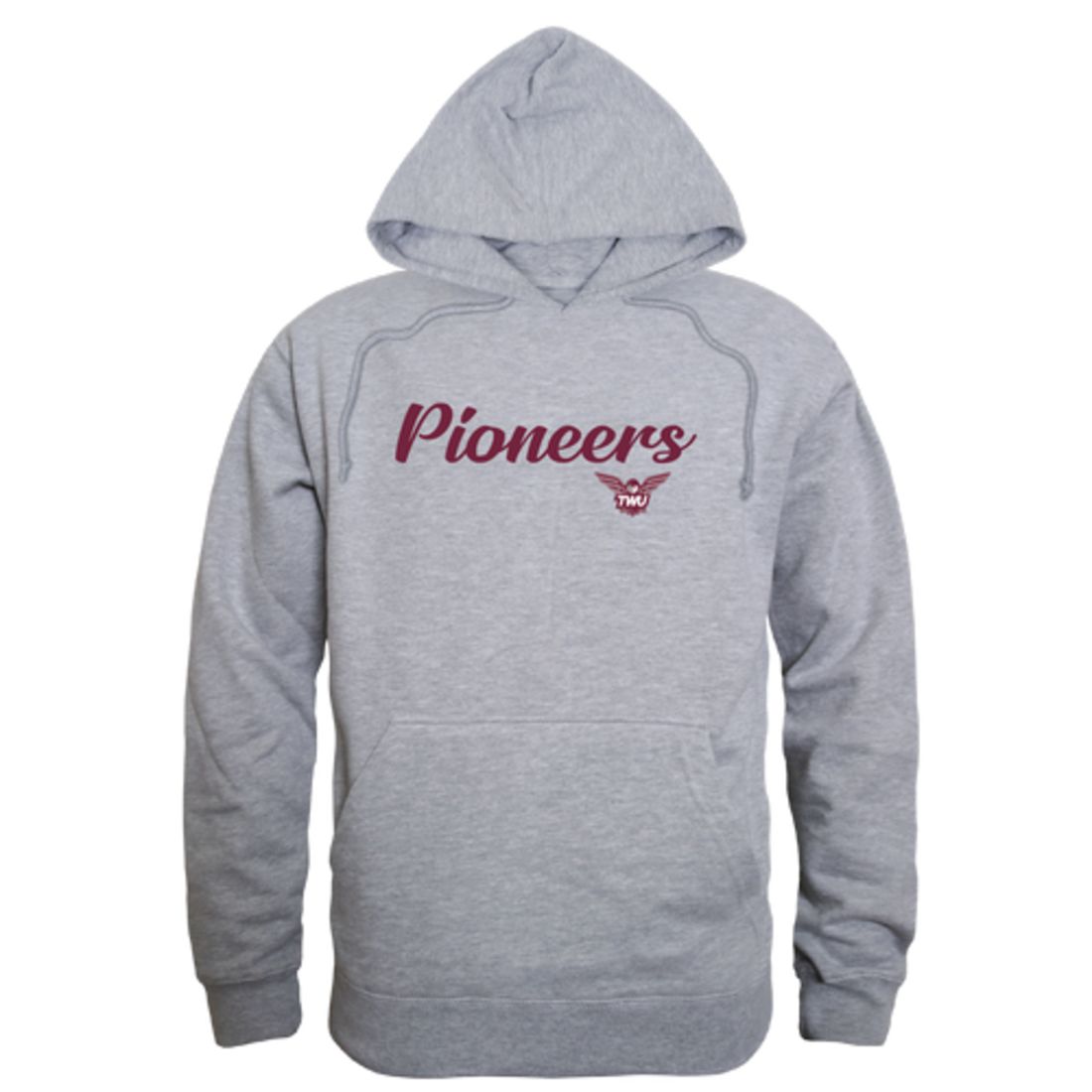 Texas-Woman's-University-Pioneers-Script-Fleece-Hoodie-Sweatshirts