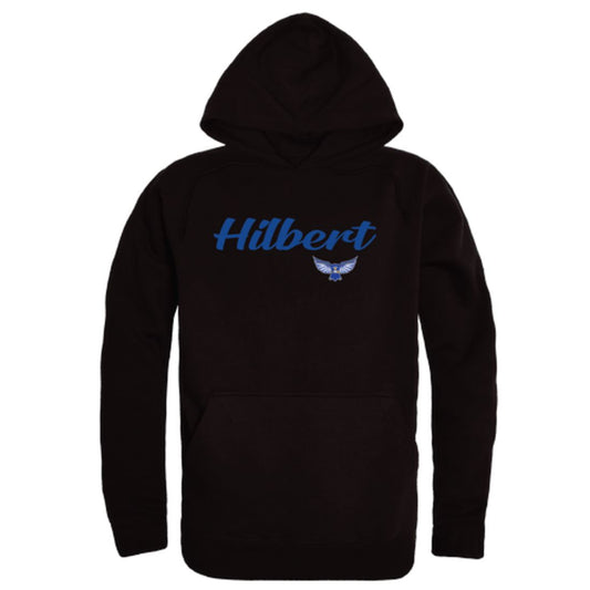 Hilbert-College-Hawks-Script-Fleece-Hoodie-Sweatshirts